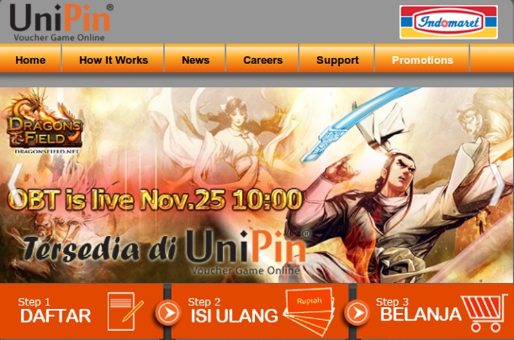Unipin launches mobile site; targets 1M paid users in 2014