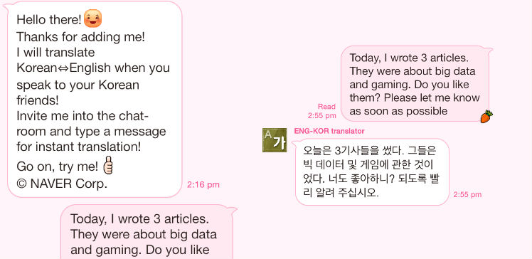 convert handwriting text to translate on English now chat to Japanese can Korean You