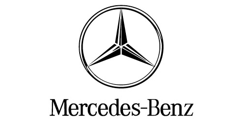 Mercedes logo black and white #7