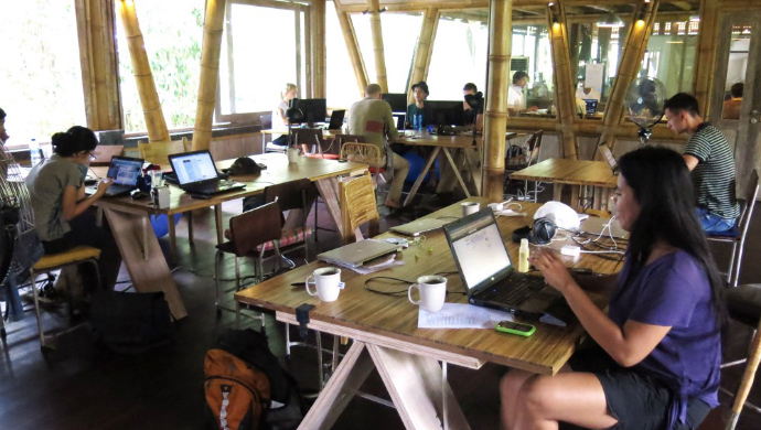 Top 3 co-working spaces for technology entrepreneurs in Bali