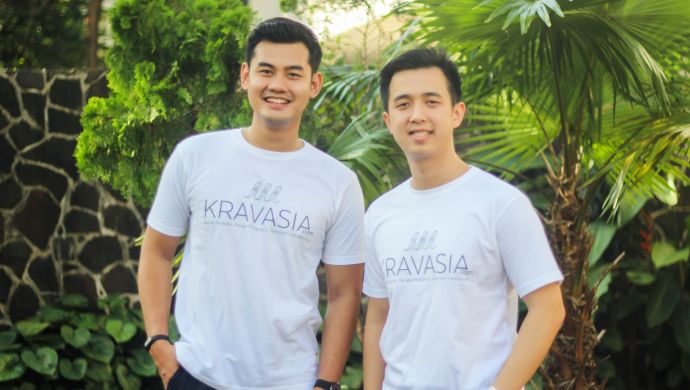 Kravasia founders Maulana Muhammad (left) and Ignasius Ryan Halim. Image Credit: Kravasia