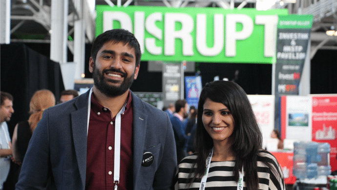 Boltt CEO Arnav (L) and CMO Aayushi Kishore