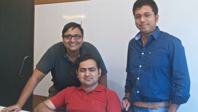 (L-R) SigTuple Co-founders Apurv Anand, Rohit Kumar Pandey, Tathagato Rai Dastidar