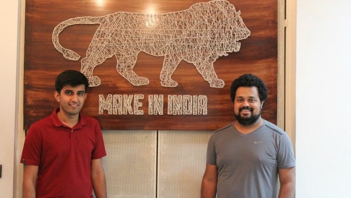 Emflux co-founders Ankit Khatry (L) and Varun Mittal