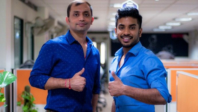 Rooter Co-founders Piyush Kumar and Keshav Bansal