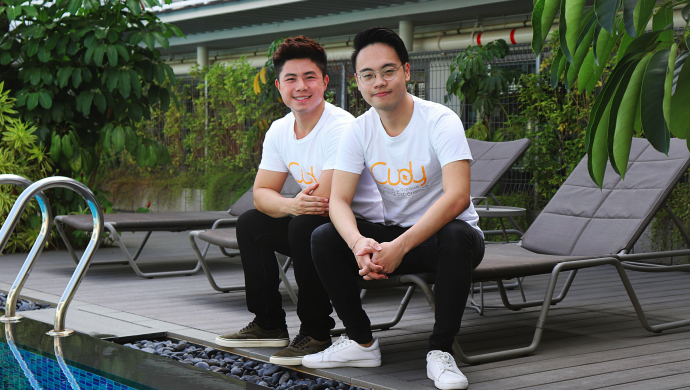 (L to R) Cudy Co-founders Alexander Lim (CEO) and Sean Lam (CTO)