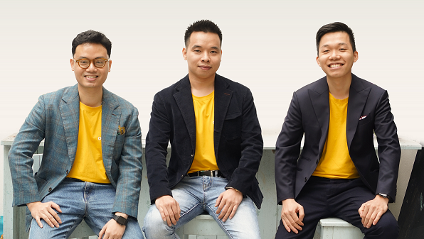ON_seed funding_news_Founding Team (From left to right_ Luu Tien Dzung, Nguyen Hoang Giang, Nguyen Tien Minh)