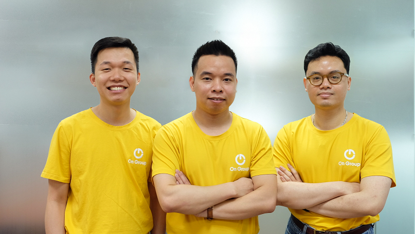 ON_seed funding_news_Founding Team (From left to right_ Luu Tien Dzung, Nguyen Hoang Giang, Nguyen Tien Minh)
